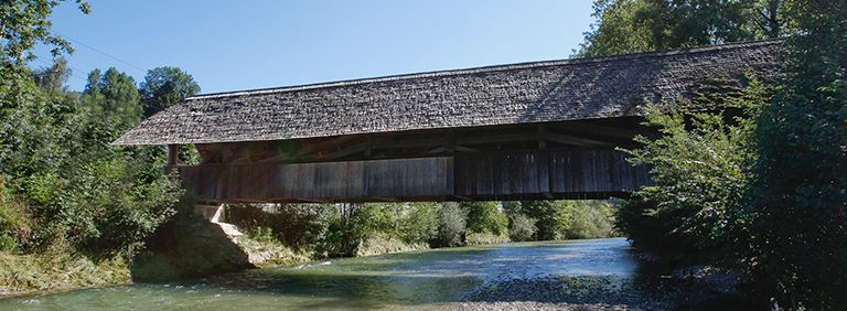 Impression aus Langnau im Emmental | Badibrück, Brücke beim Hallenbad