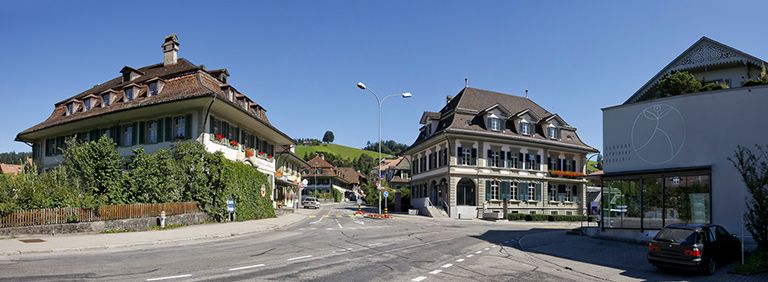 Impression aus Langnau im Emmental | Kreuzung Markt-/Dorfstrasse